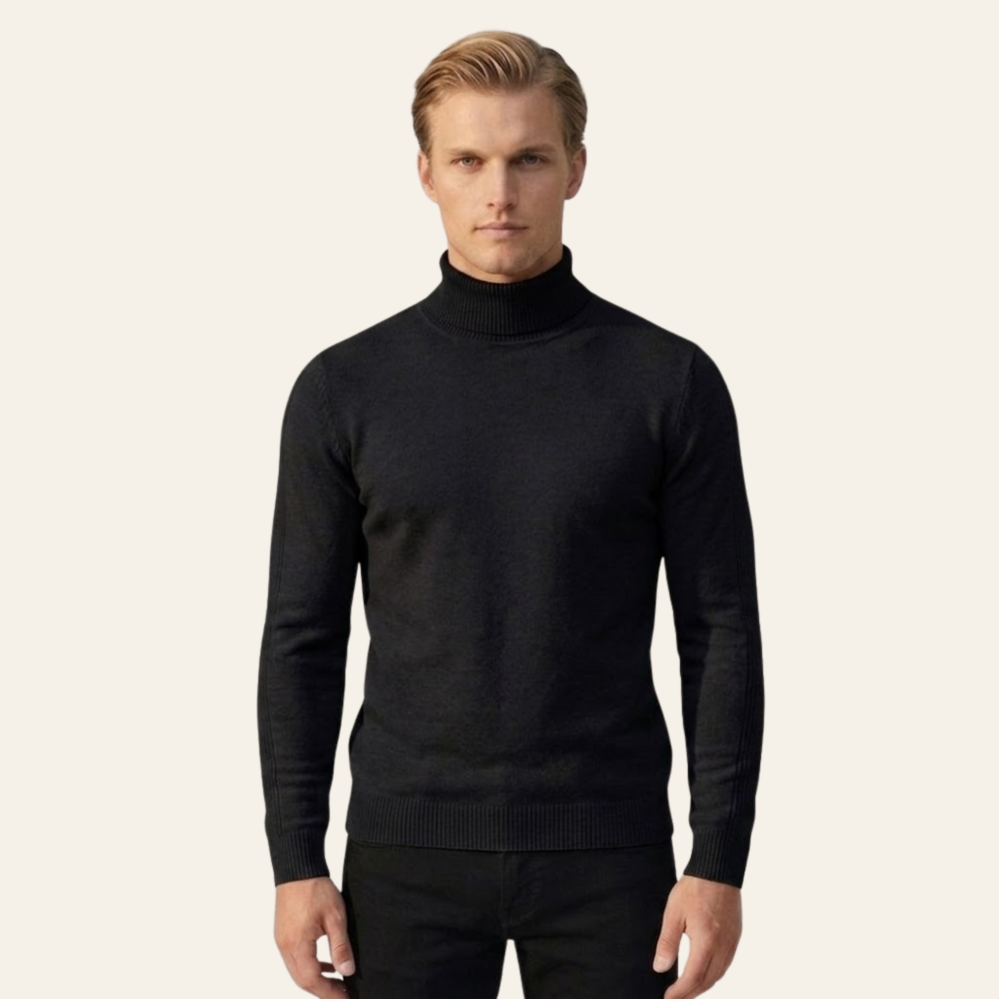 JANGSAN Merino Wool Turtleneck