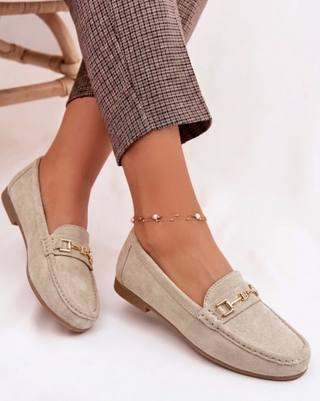 Marina Beige Loafer